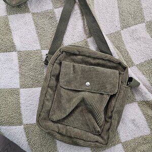Corduroy Crossbody Bag